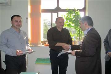 دیدار صمیمانه مدیرکل با همکاران بمناسبت روز دامپزشکی- 96 