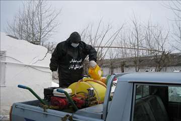 اكيپ عملياتي در برف انزلي و صومعه سرا