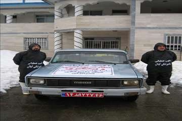 اكيپ عملياتي در برف انزلي و صومعه سرا