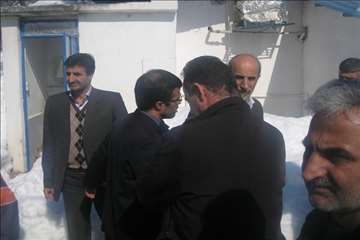 حضور رييس سازمان دامپزشكي و هيات همراه در مناطق برفگير گيلان