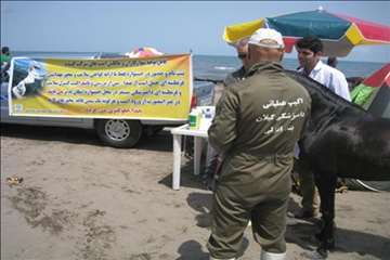 فعالیتهای شبکه دامپزشکی انزلی در جشنواره ملی اسب کاسپین