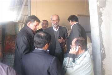 حضور رييس سازمان دامپزشكي و هيات همراه در مناطق برفگير گيلان