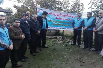 طرح ملی واکسیناسیون طیور روستایی گیلان بر علیه نیوکاسل (مرحله اول آذر 95)