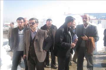 حضور رييس سازمان دامپزشكي و هيات همراه در مناطق برفگير گيلان