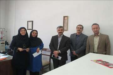 دیدار صمیمانه مدیرکل با همکاران بمناسبت روز دامپزشکی- 96 