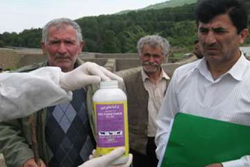 حمام ضد کنه  در مناطق ییلاقی گیلان