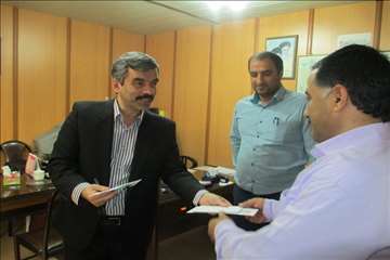 دیدار صمیمی مدیر کل با همکاران ( 4 شهریور 95 )