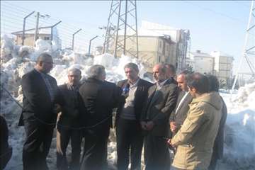 حضور رييس سازمان دامپزشكي و هيات همراه در مناطق برفگير گيلان