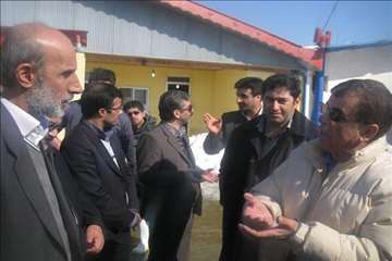 حضور رييس سازمان دامپزشكي و هيات همراه در مناطق برفگير گيلان