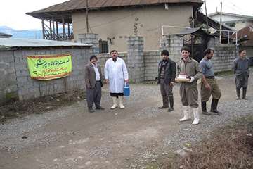 خدمات بهداشتی پیشگیری دامپزشکی گیلان -دهه فجر 94