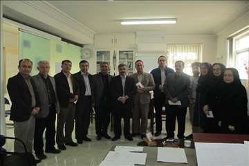 دیدار صمیمانه مدیرکل با همکاران بمناسبت روز دامپزشکی- 96 