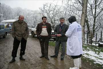 بازدید مدیر کل دامپزشکی گیلان از طرح تجمیع خدمات بهداشتی و دیدار با دامداران عشایر تالش