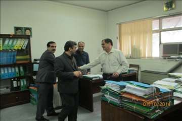 دیدار صمیمی مدیرکل با کارکنان