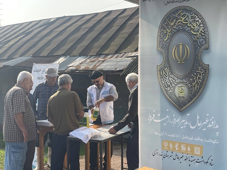 ارائه خدمات رایگان دامپزشکی به مناسبت هفته پدافند غیرعامل در بندرانزلی